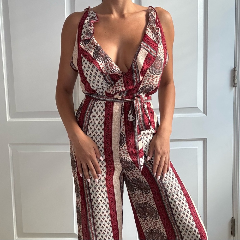 Ruffle Jumpsuit